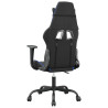 Silla gaming cuero sintético negro y azul 5