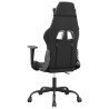 Silla gaming de masaje cuero sintético negro y camuflaje 5