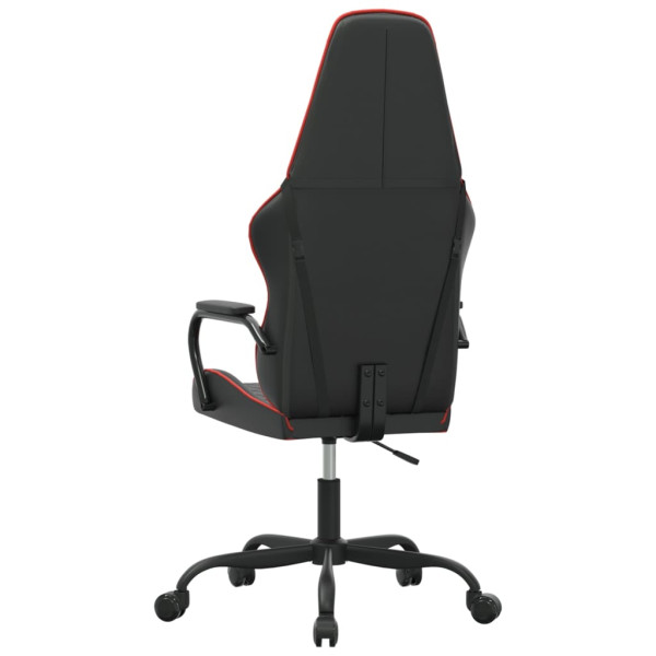 Silla gaming cuero sintético negro y rojo M 5