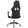 Silla gaming cuero sintético negro y blanco 5
