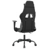 Silla gaming cuero sintético negro y camuflaje 5