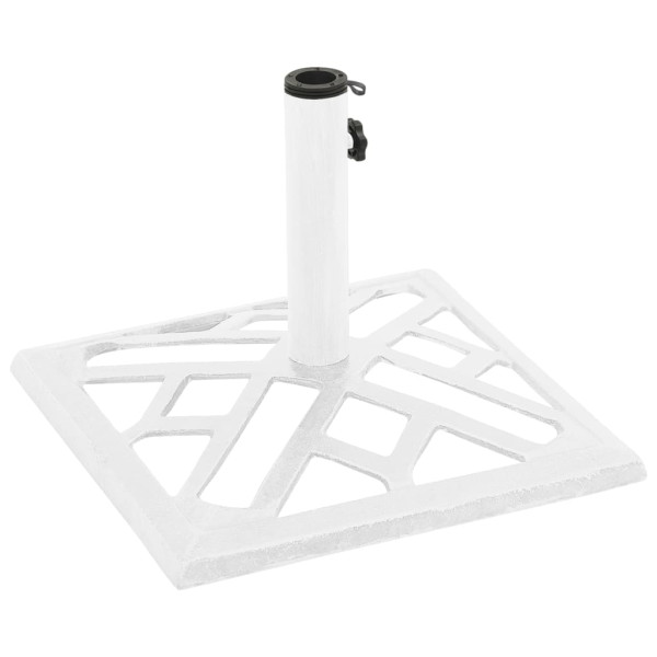 Base para guarda-sol ferro fundido 44x44x31 cm branco M 3