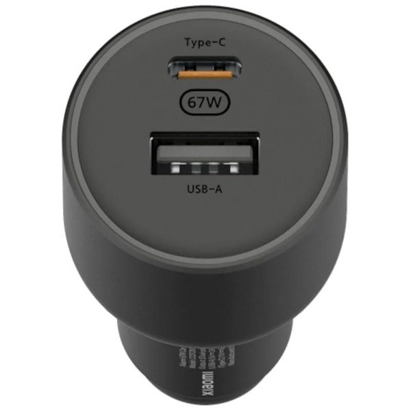 Cargador de Coche Xiaomi 67W USB-A Tipo-C D