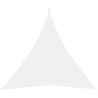 Toldo de vela triangular tela Oxford blanco 3x3x3 m 1