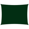 Para-sol vela tecido oxford retangular 2x4.5 m verde-escuro 1