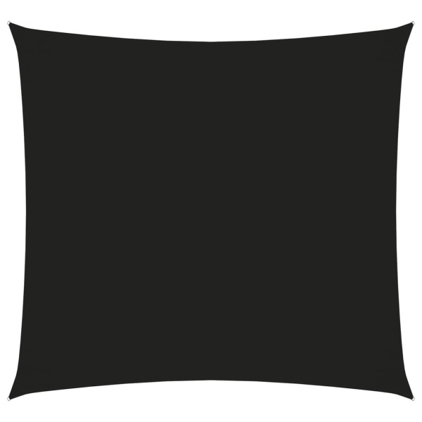Toldo de vela cuadrado tela Oxford negro 2x2 m D