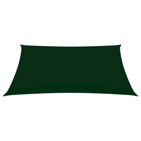 Para-sol vela tecido oxford retangular 3.5x5 m verde-escuro M 2