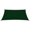 Para-sol vela tecido oxford retangular 2.5x3 m verde-escuro 2