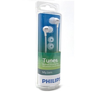 Auriculares intrauditivos philips she3550wt/ jack 3.5/ blancos H