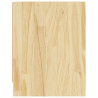 Mesita de noche madera maciza de pino 40x30.5x40 cm 5