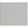 Tela de varanda 90x400 cm 100% poliéster oxford cinzento-claro 2
