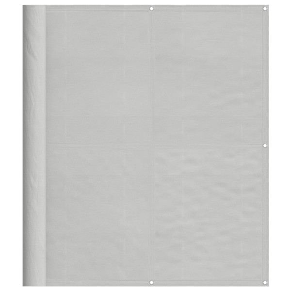Pantalla de balcón 100% poliéster Oxford gris claro 120x400 cm M 2