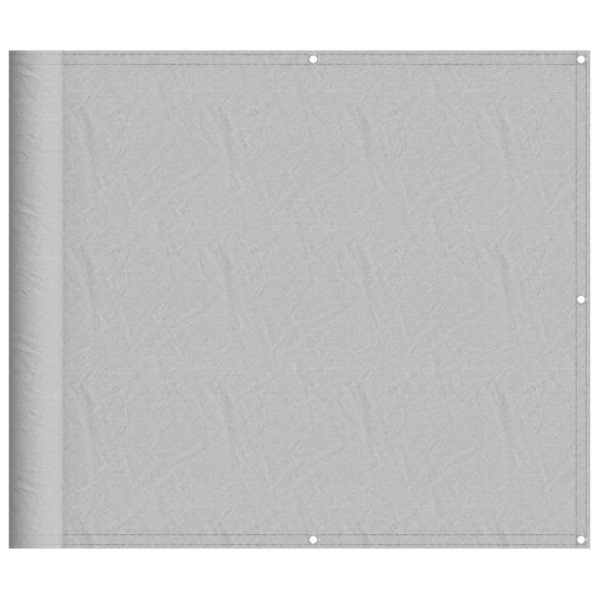 Tela de varanda 90x600 cm 100% poliéster oxford cinzento-claro M 2