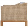Sillón con cojines ratán natural 4