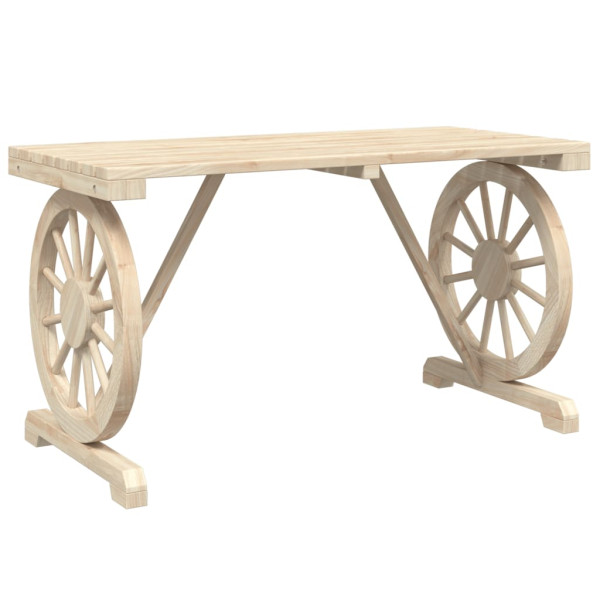 Juego de comedor de jardín 5 piezas madera maciza de abeto M 4