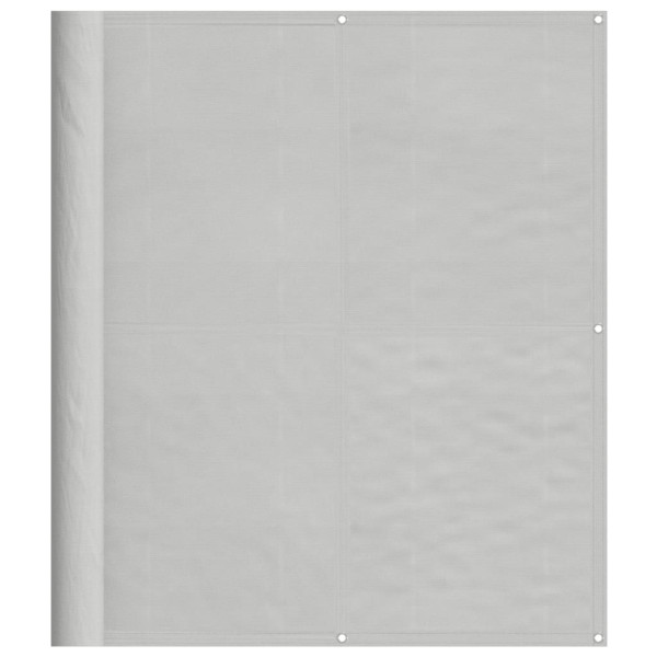 Pantalla de balcón 100% poliéster Oxford gris claro 120x500 cm M 2