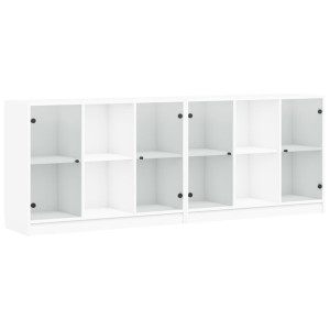 Estante c/ portas 204x37x75 cm derivados de madeira branco H