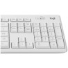 Teclado e mouse sem fios Logitech Silent Touch MK295 branco 4