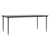 Set comedor jardín 7 pzas y cojines ratán sintético gris 4