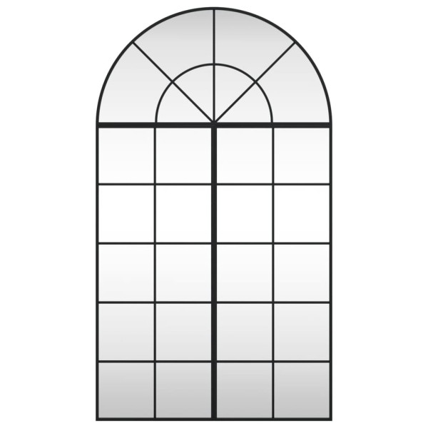 Espejo de pared arco de hierro negro 80x140 cm M 3