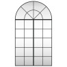Espejo de pared arco de hierro negro 80x140 cm 3