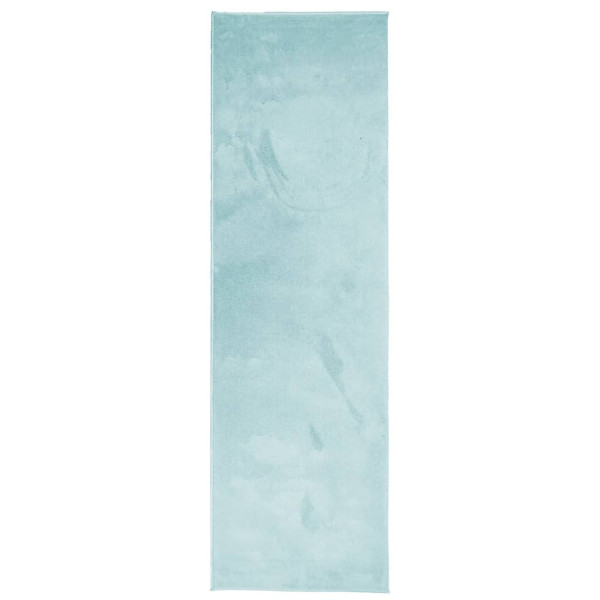 Tapete de pelo curto OVIEDO 80x250 cm verde M 2