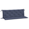 Almofadões banco jardim 2 pcs 150x50x7cm oxford azul-marinho 2