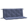 Almofadões banco jardim 2 pcs 120x50x7cm oxford azul-marinho 2