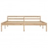 Estructura de cama de madera maciza de pino 180x200 cm 3