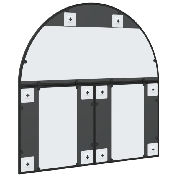 Espejo de pared arco de hierro negro 80x80 cm M 5