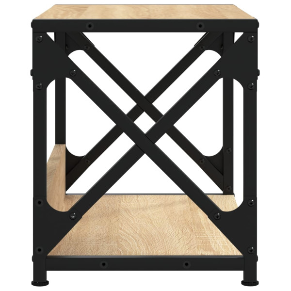 Soporte de impresora 2 niveles roble Sonoma 44x26x31.5 cm M 5