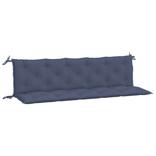 Almofadões banco jardim 2 pcs 180x50x7cm oxford azul-marinho M 5