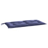 Almofadões banco jardim 2 pcs 100x50x7cm oxford azul-marinho 4