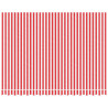 Tecido de substituição p/ toldo 3.5x2.5m riscas vermelho/branco 3