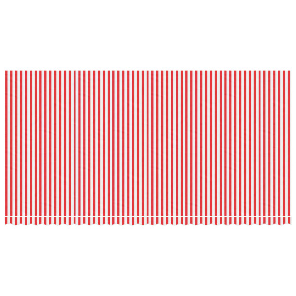 Tela de repuesto de toldo rayas rojas y blancas 6x3 m M 3