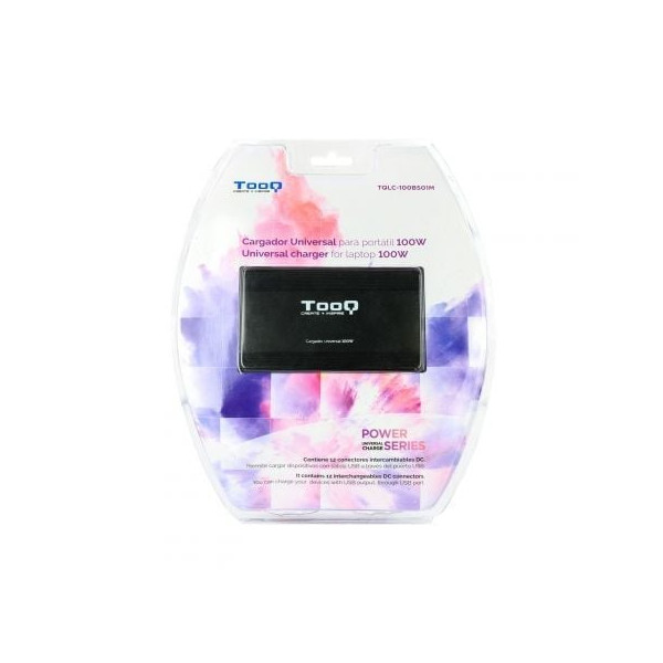 Cargador de Portátil TooQ TQLC-100BS01M 100W 12 conectores voltaje 12-24V M 4