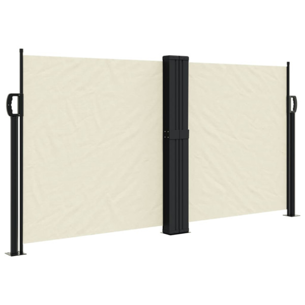 Toldo lateral retráctil crema 120x600 cm M 2