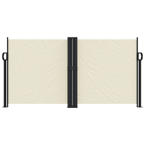 Toldo lateral retráctil crema 120x600 cm M 3