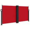 Toldo lateral retráctil rojo 120x600 cm 2