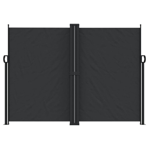 Toldo lateral retráctil negro 180x600 cm M 3