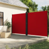 Toldo lateral retrátil 220x600 cm vermelho 1