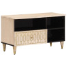 Mueble de TV madera maciza de mango 80x33x46 cm 1