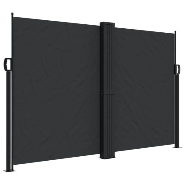 Toldo lateral retrátil 160x600 cm preto M 2