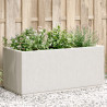 Jardinera PP blanco 80x36x35 cm 1