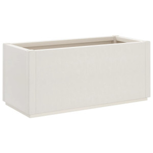Vaso/floreira 80x36x35 cm PP branco H