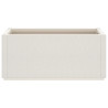 Jardinera PP blanco 80x36x35 cm 4