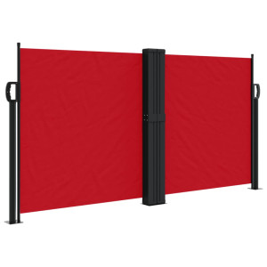 Toldo lateral retrátil 120x1000 cm vermelho H