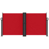 Toldo lateral retráctil rojo 120x1000 cm 3