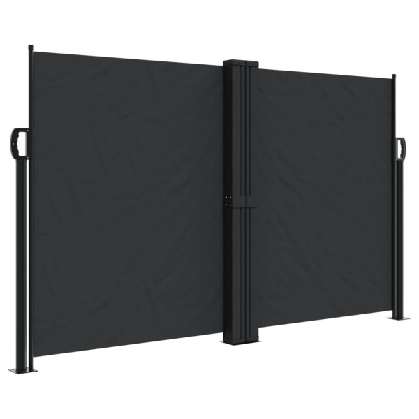 Toldo lateral retrátil 140x600 cm preto M 2