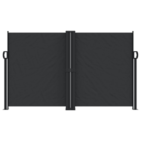 Toldo lateral retrátil 140x600 cm preto M 3